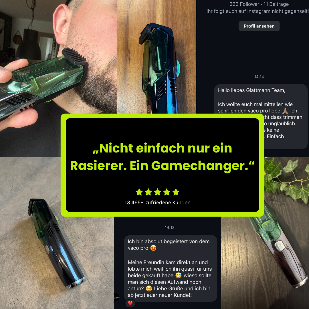 VACO Pro | Vakuumrasierer für den Bart