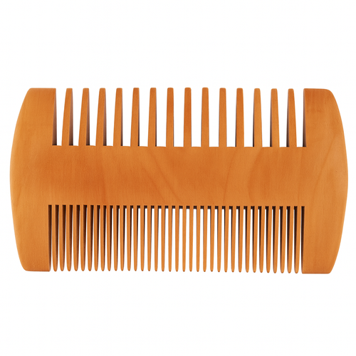 Bartkamm aus Pfirsich-Holz